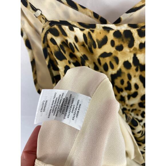 NWT Abound Leopard Print Camisole Tank Top Casual Animal Print Brown Tan - Picture 4 of 5